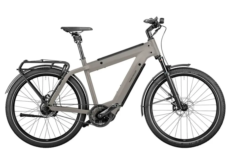 RIESE and MULLER Supercharger GT Rohloff 1250Wh CX GX Kiox Silver Matt 49cm